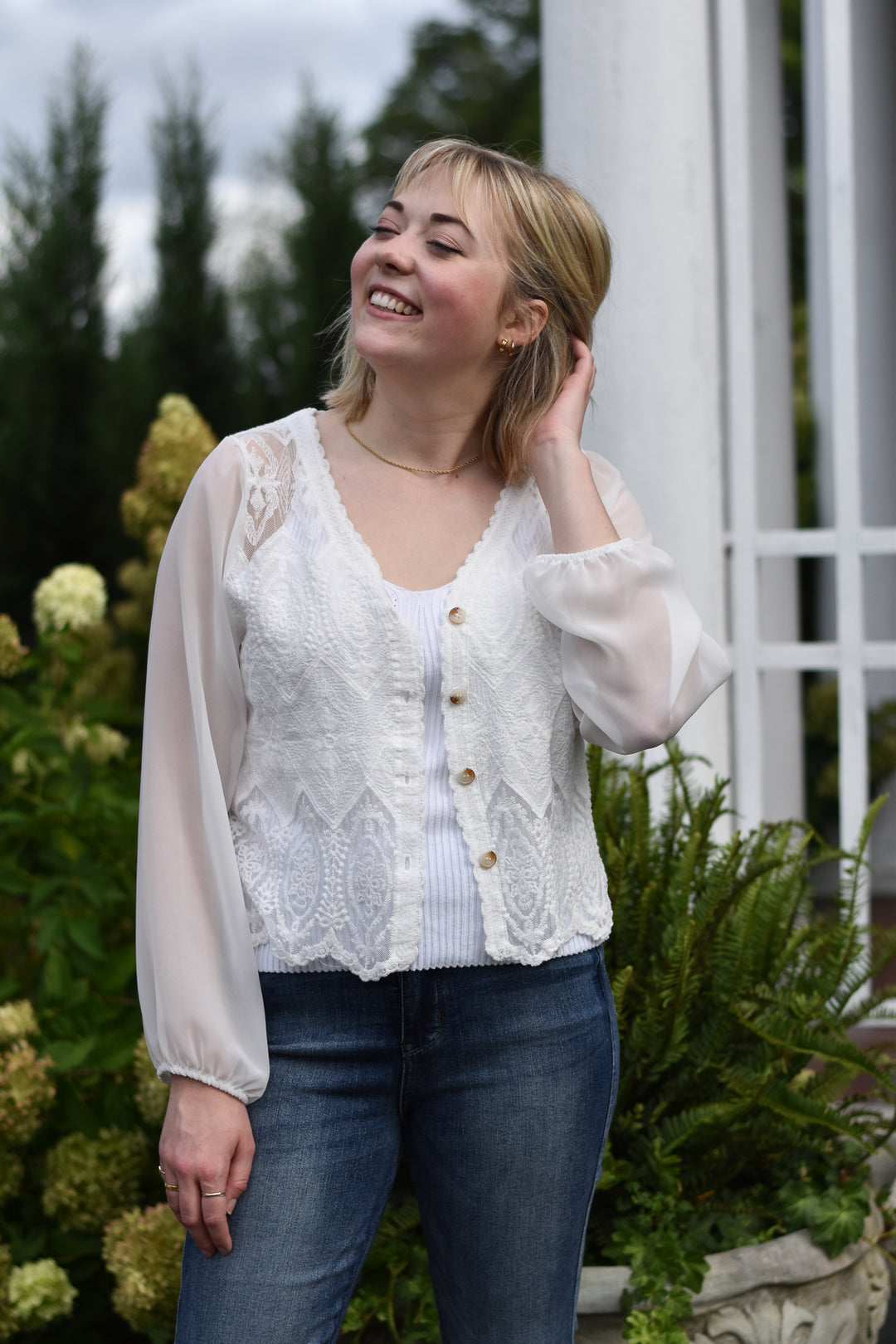 Forevermore Embroidered Blouse