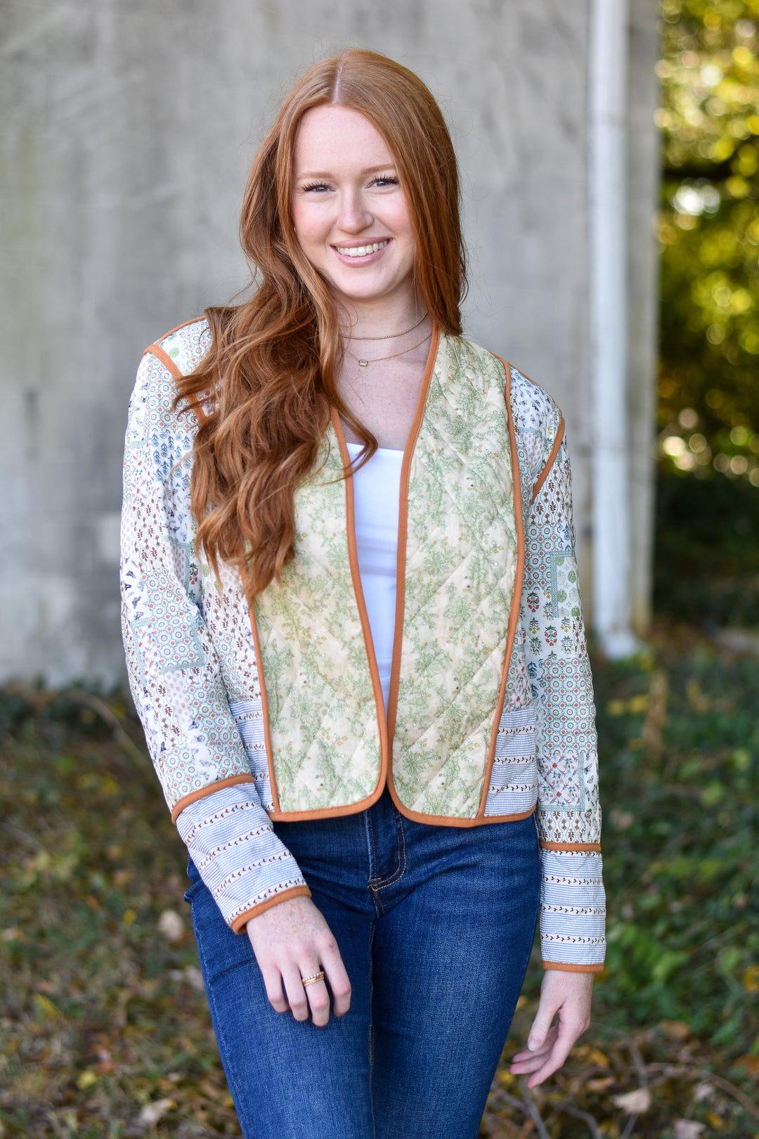 Bohemian Bloom Quilted Jacket