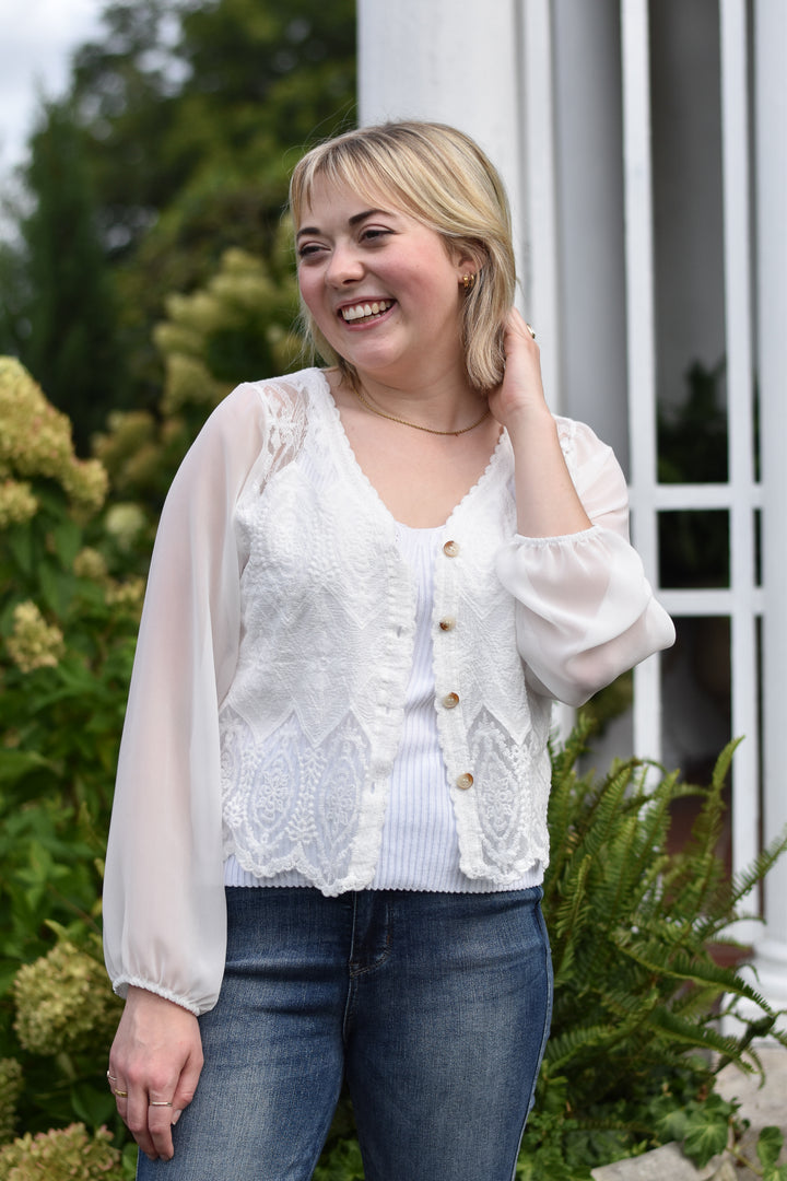 Forevermore Embroidered Blouse