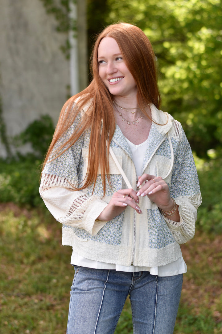 Pol Floral Zip Jacket