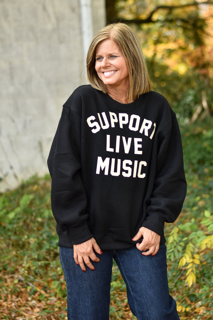 Support Live Music Sweatshirt
