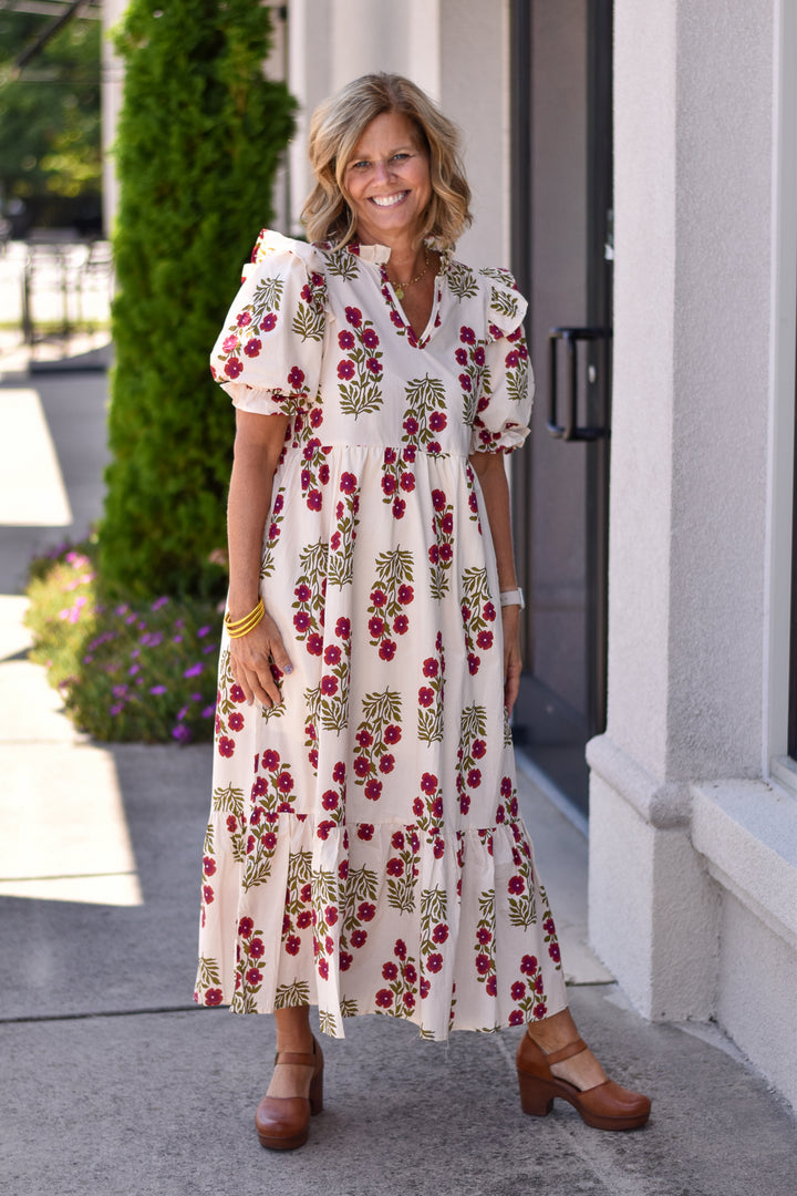 Flora Belle Midi Dress
