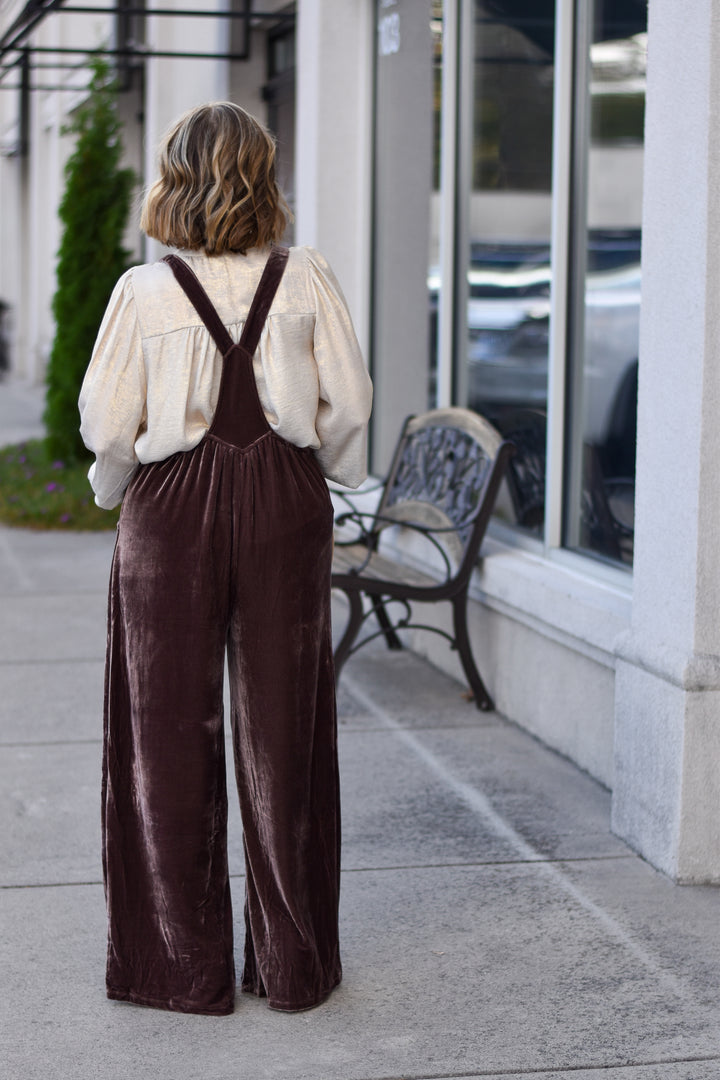 Life of the Party Velvet Jumpsuit