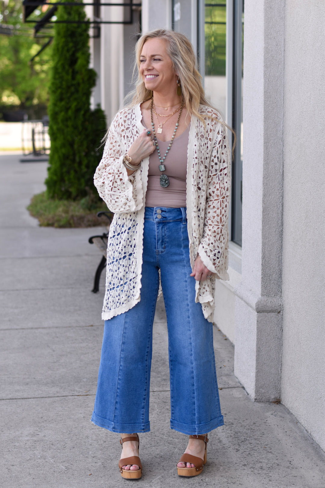 Desert Drift Crochet Cardigan