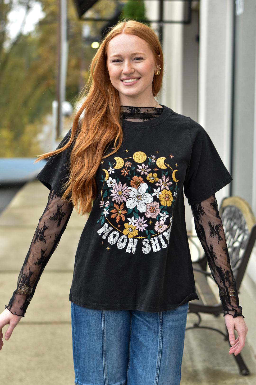 Moonshine Florals Tee
