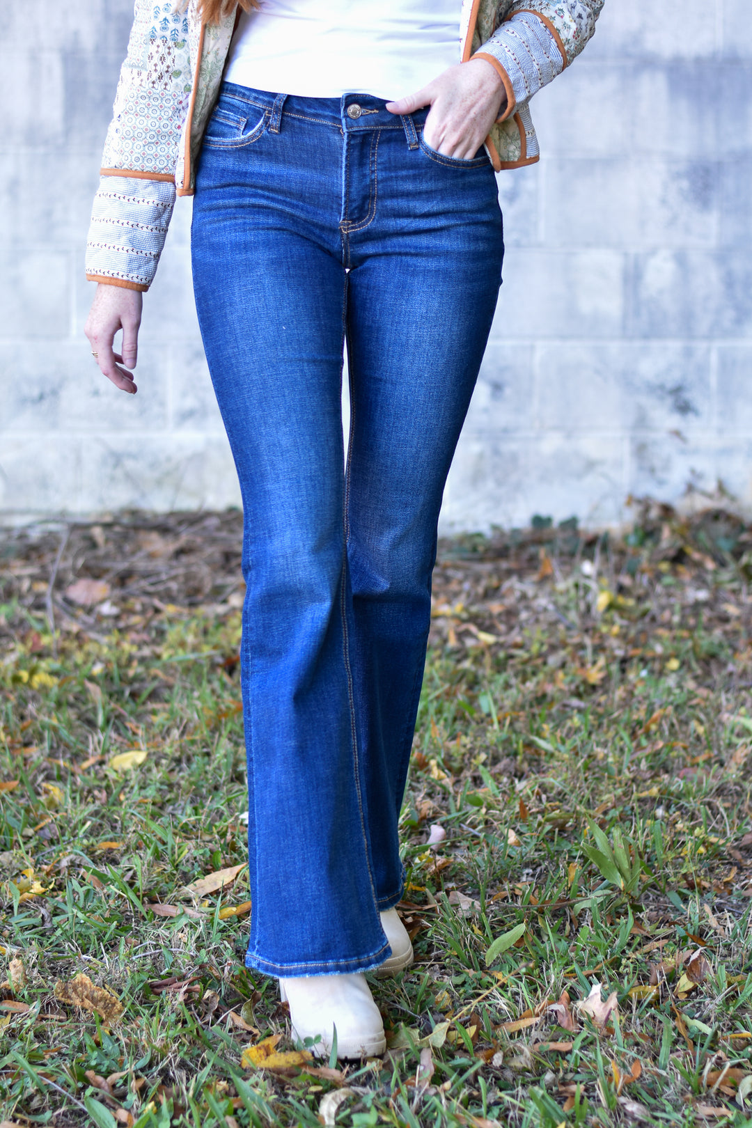 Vervet Mid-Rise Flare Jeans