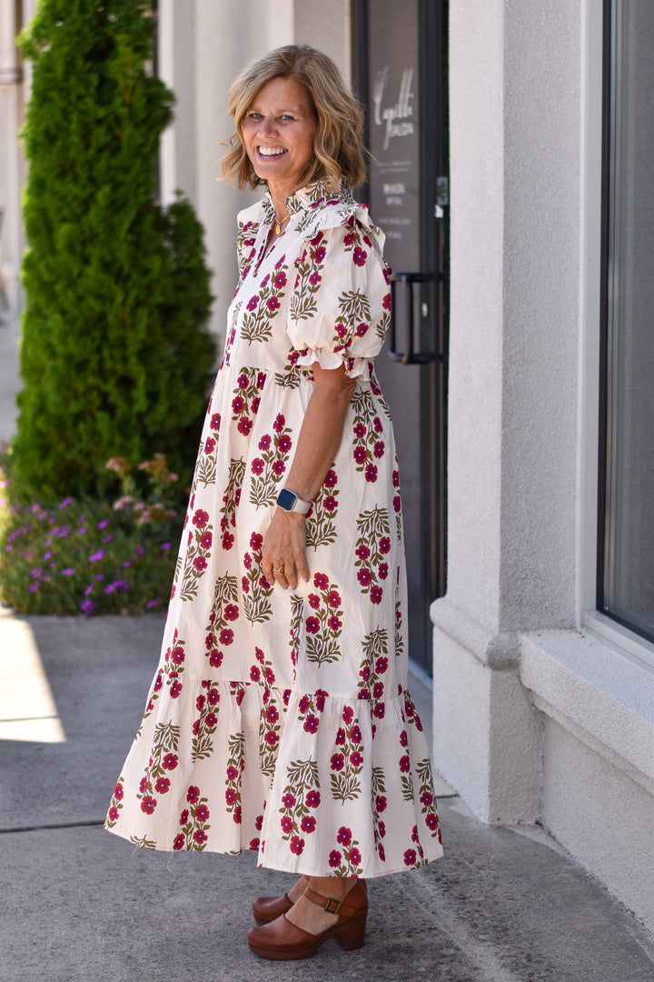 Flora Belle Midi Dress