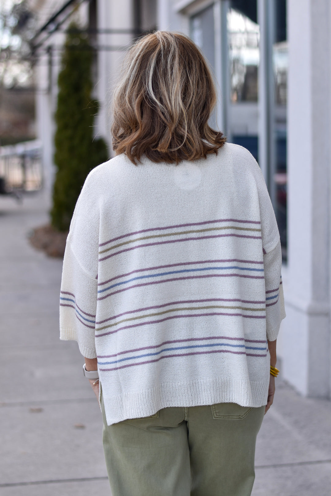 Easy Days Striped Sweater