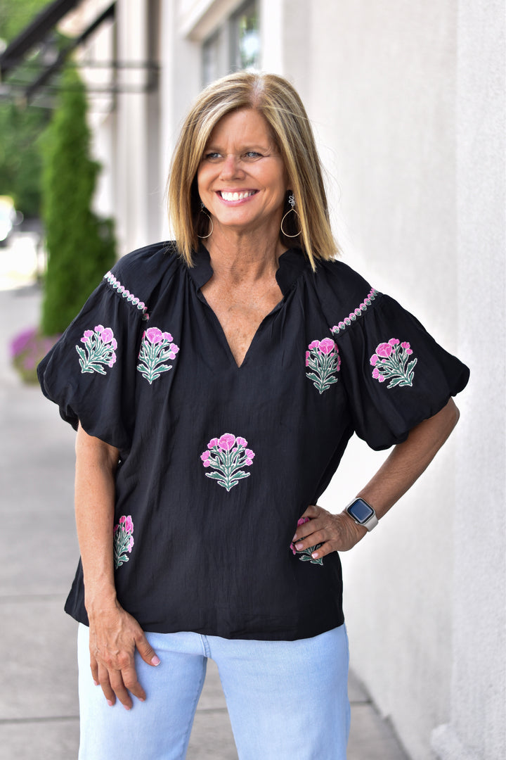 Catania Embroidered Blouse