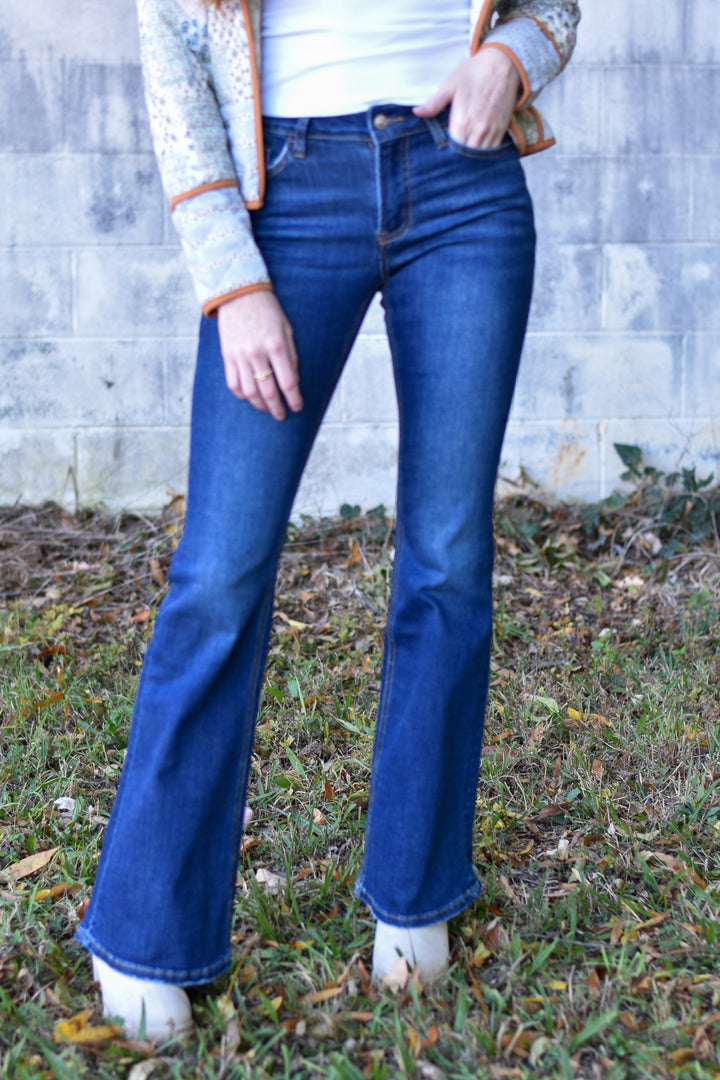 Vervet Mid-Rise Flare Jeans