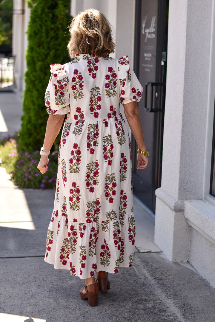 Flora Belle Midi Dress