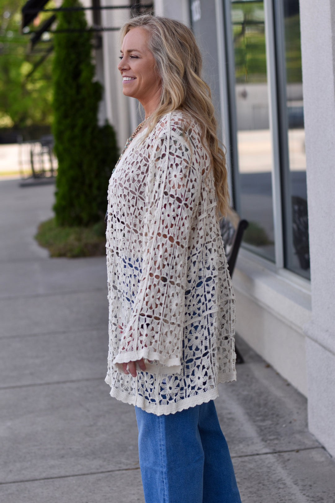 Desert Drift Crochet Cardigan