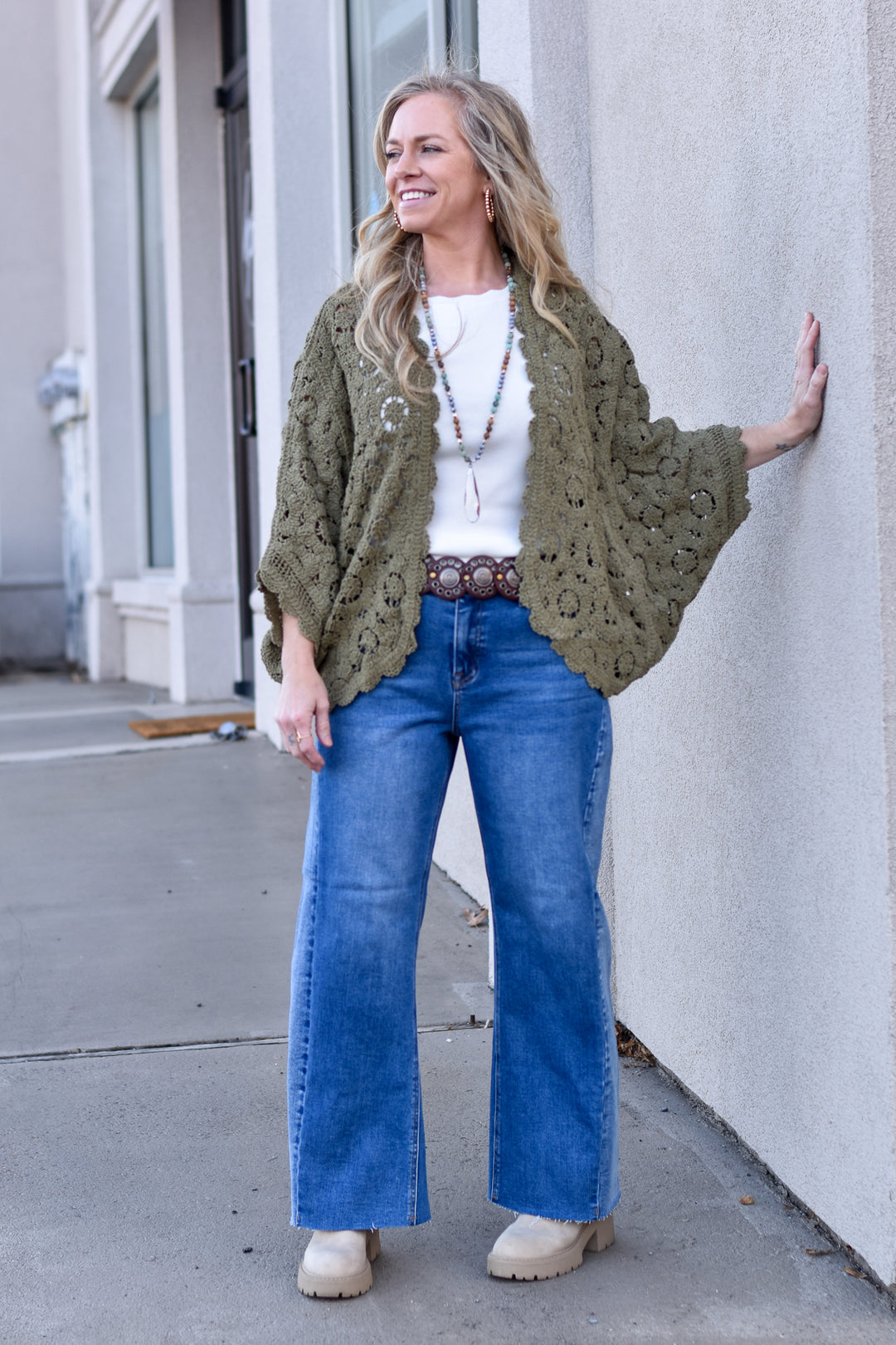 Blooming Crochet Cardigan