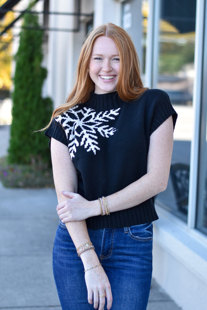 Snowflake Nights Sweater