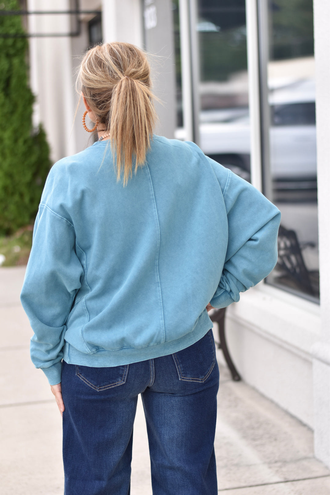 Easel's Starry Days Mineral Wash Pullover