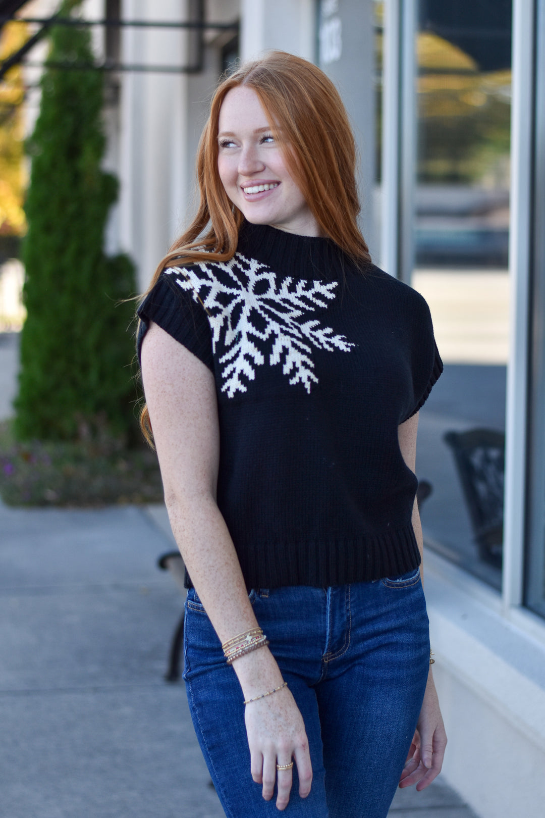 Snowflake Nights Sweater