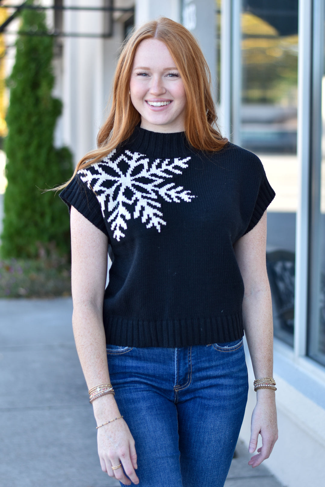 Snowflake Nights Sweater