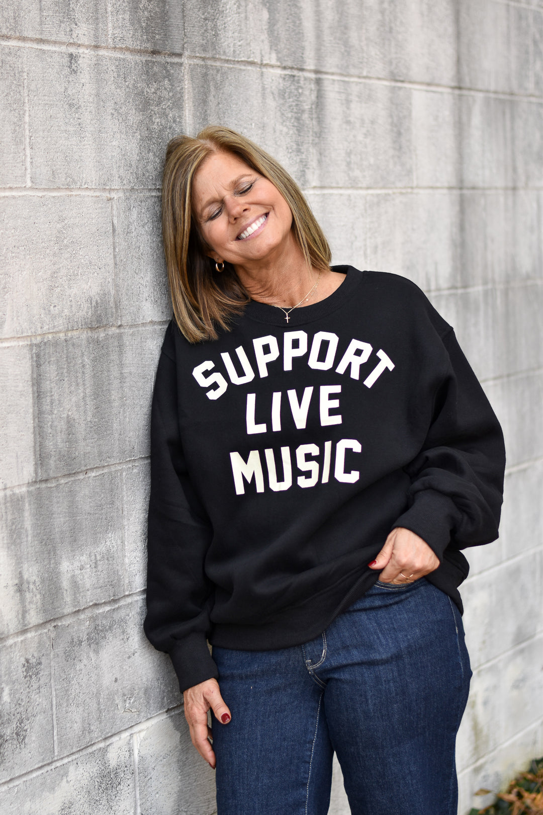 Support Live Music Sweatshirt