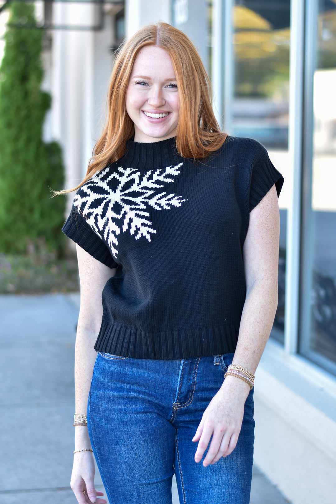 Snowflake Nights Sweater