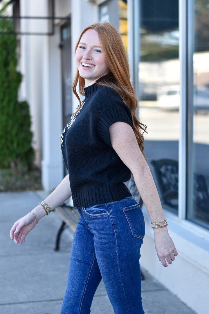 Snowflake Nights Sweater