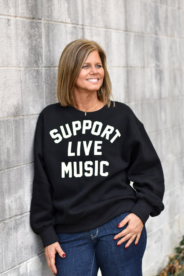 Support Live Music Sweatshirt