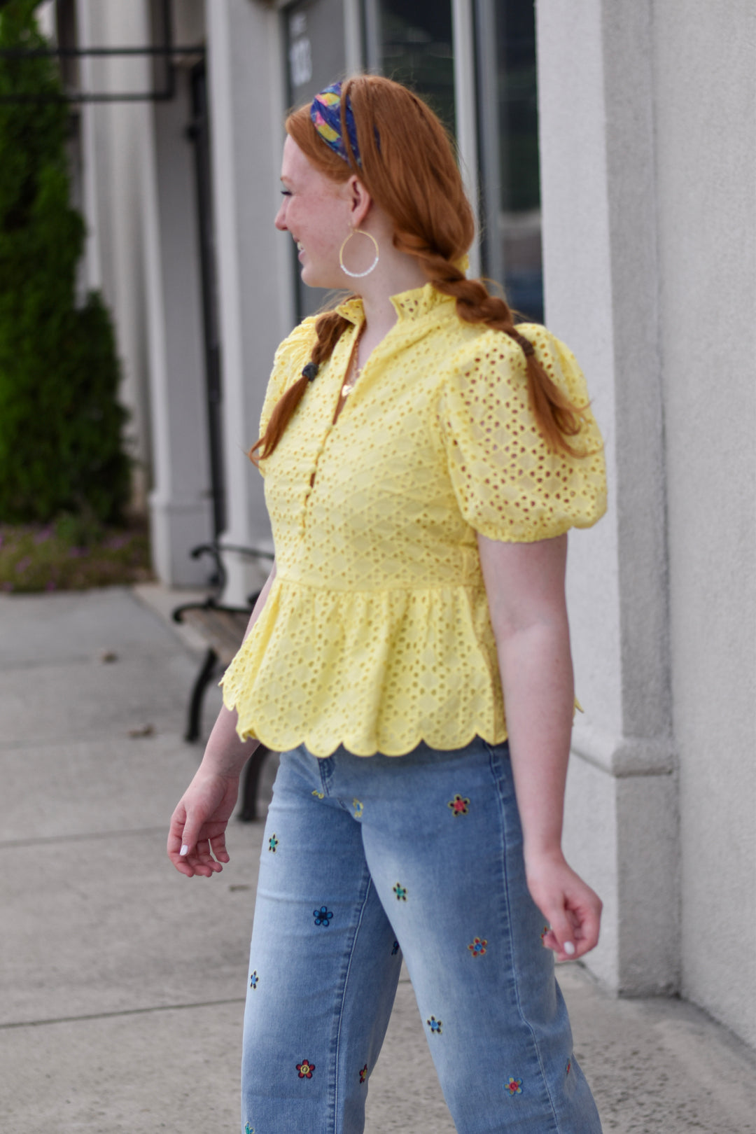 Entro Sunny Isle Embroidered Blouse