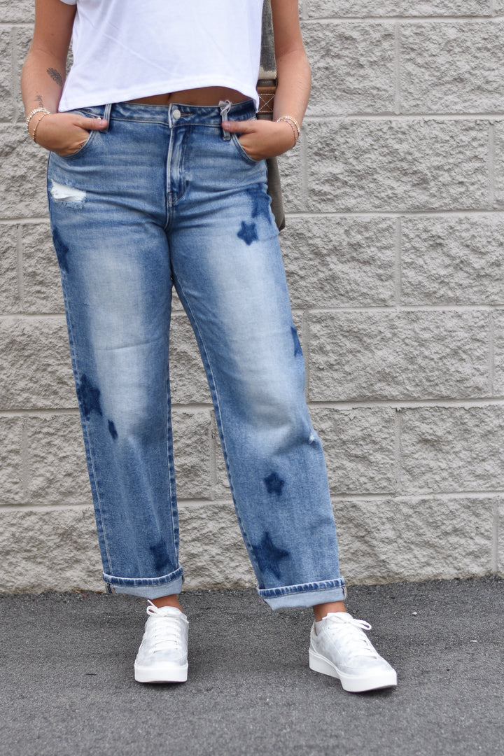 Risen Starlit Boyfriend Jeans