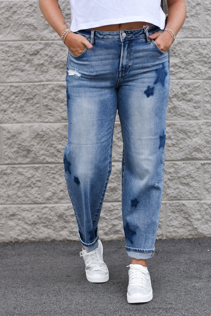 Risen Starlit Boyfriend Jeans