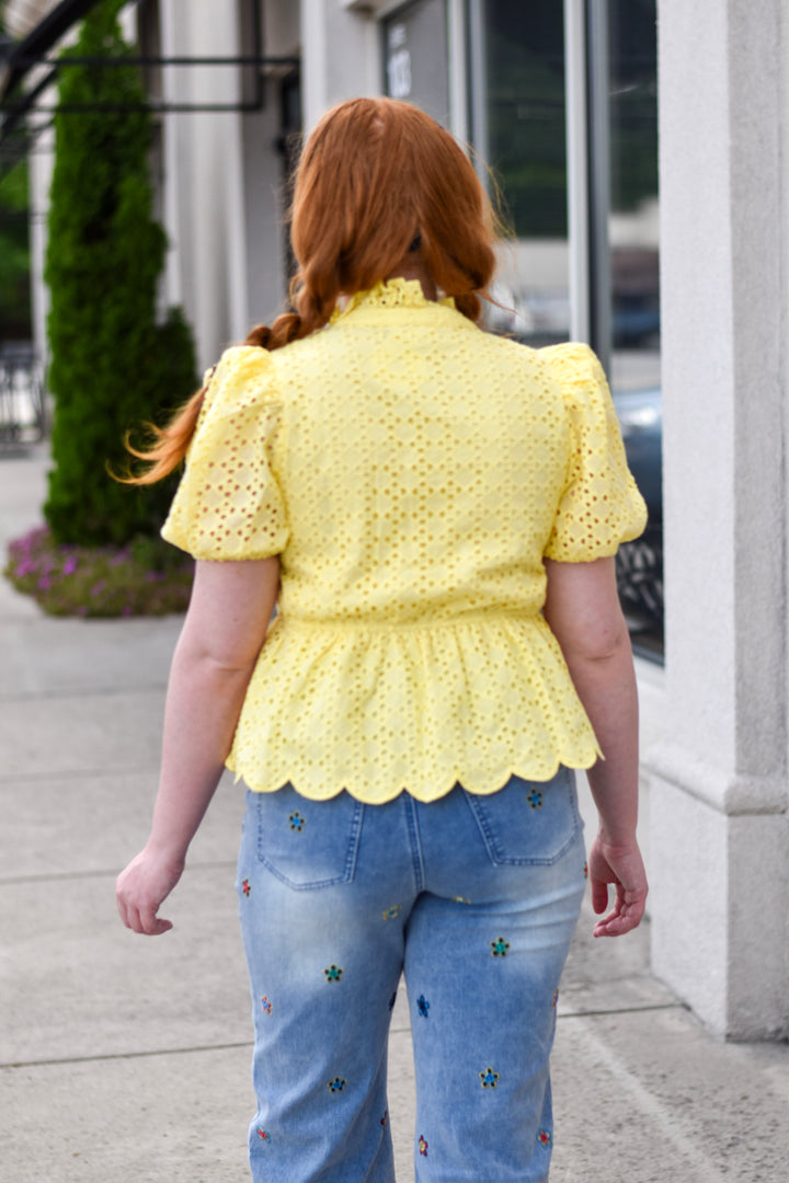 Entro Sunny Isle Embroidered Blouse