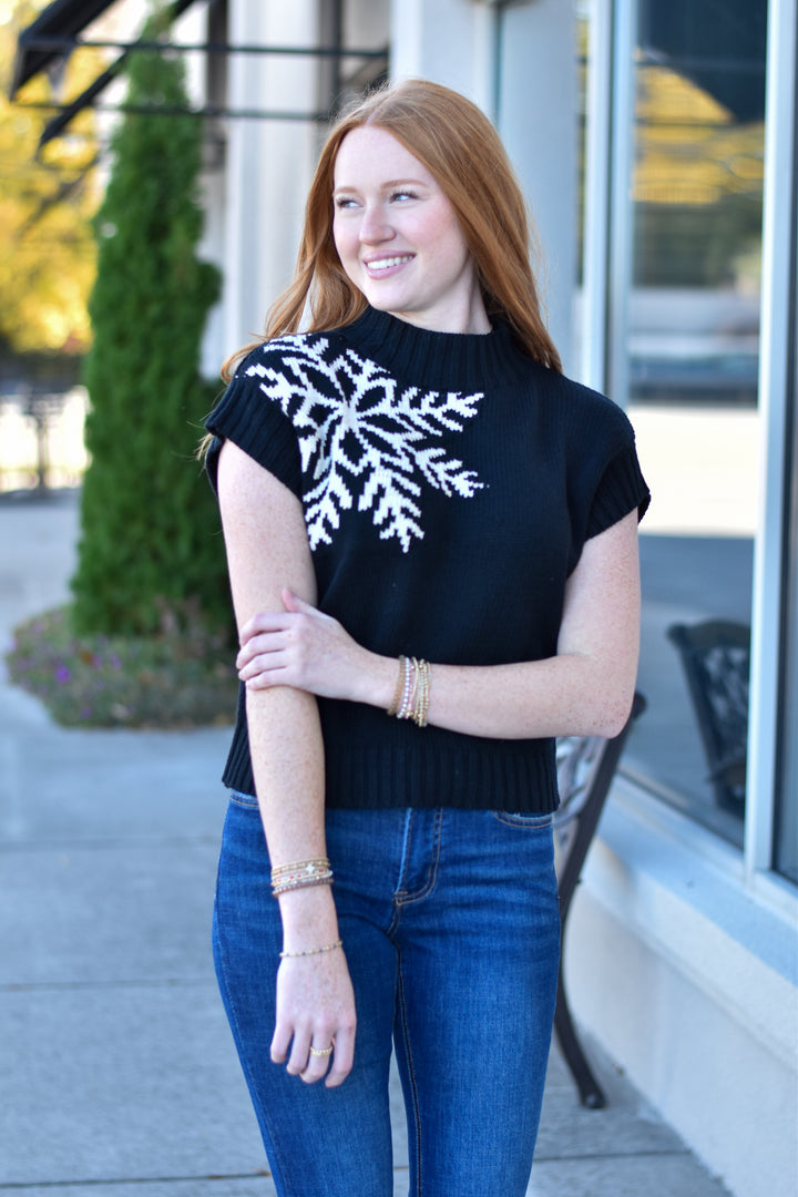 Snowflake Nights Sweater