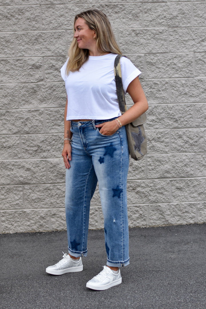 Risen Starlit Boyfriend Jeans