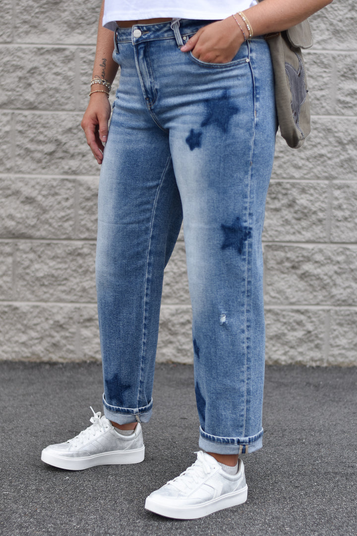 Risen Starlit Boyfriend Jeans