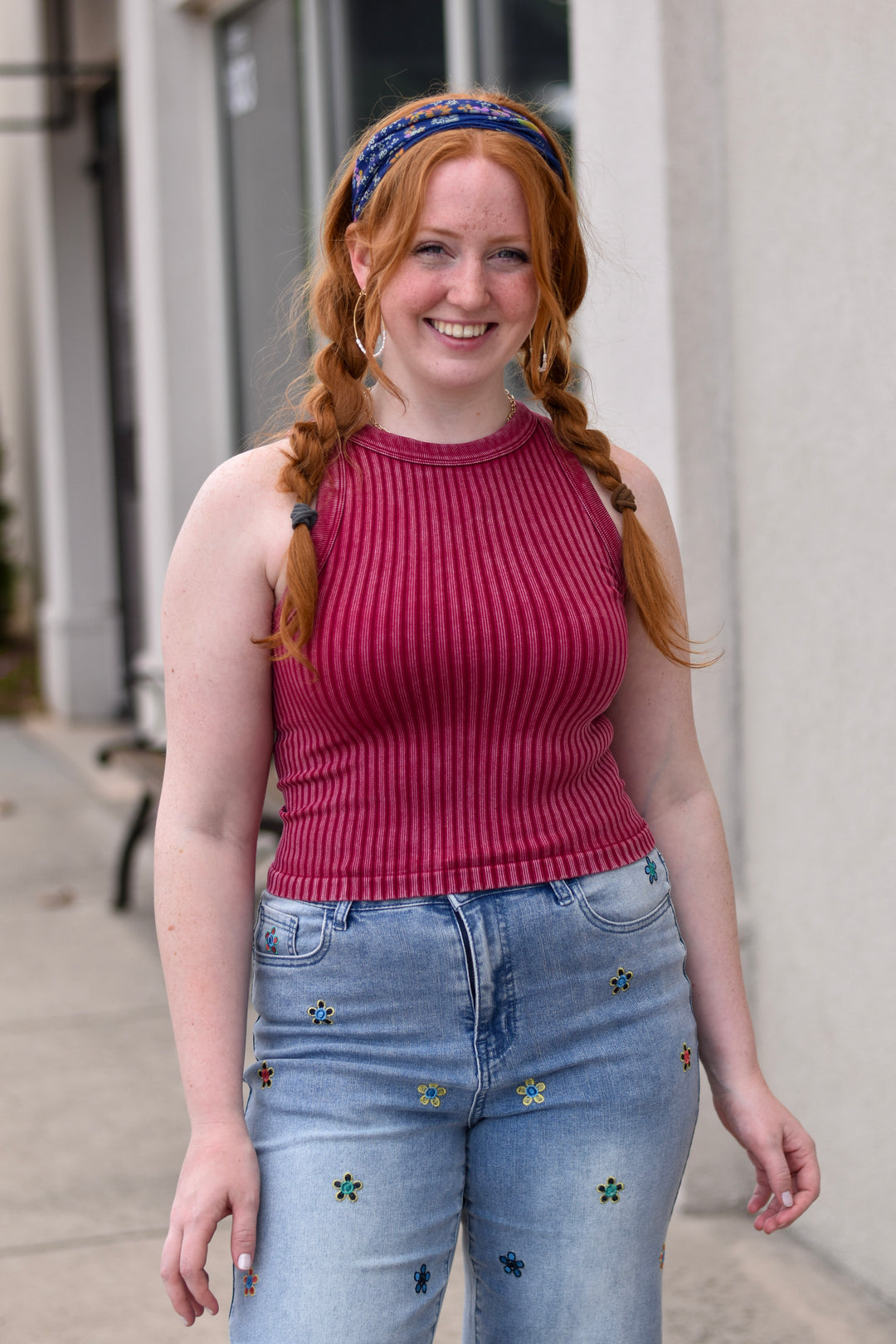 Vintage Ribbed Seamless Tank