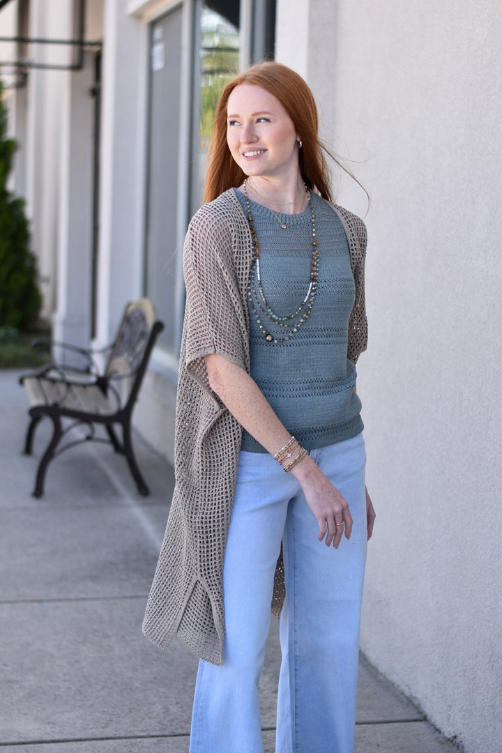 Carsyn Sweater Sleeveless Top