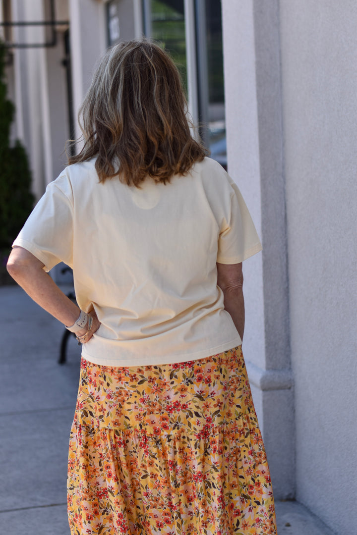 Sunny Papaya Graphic Tee