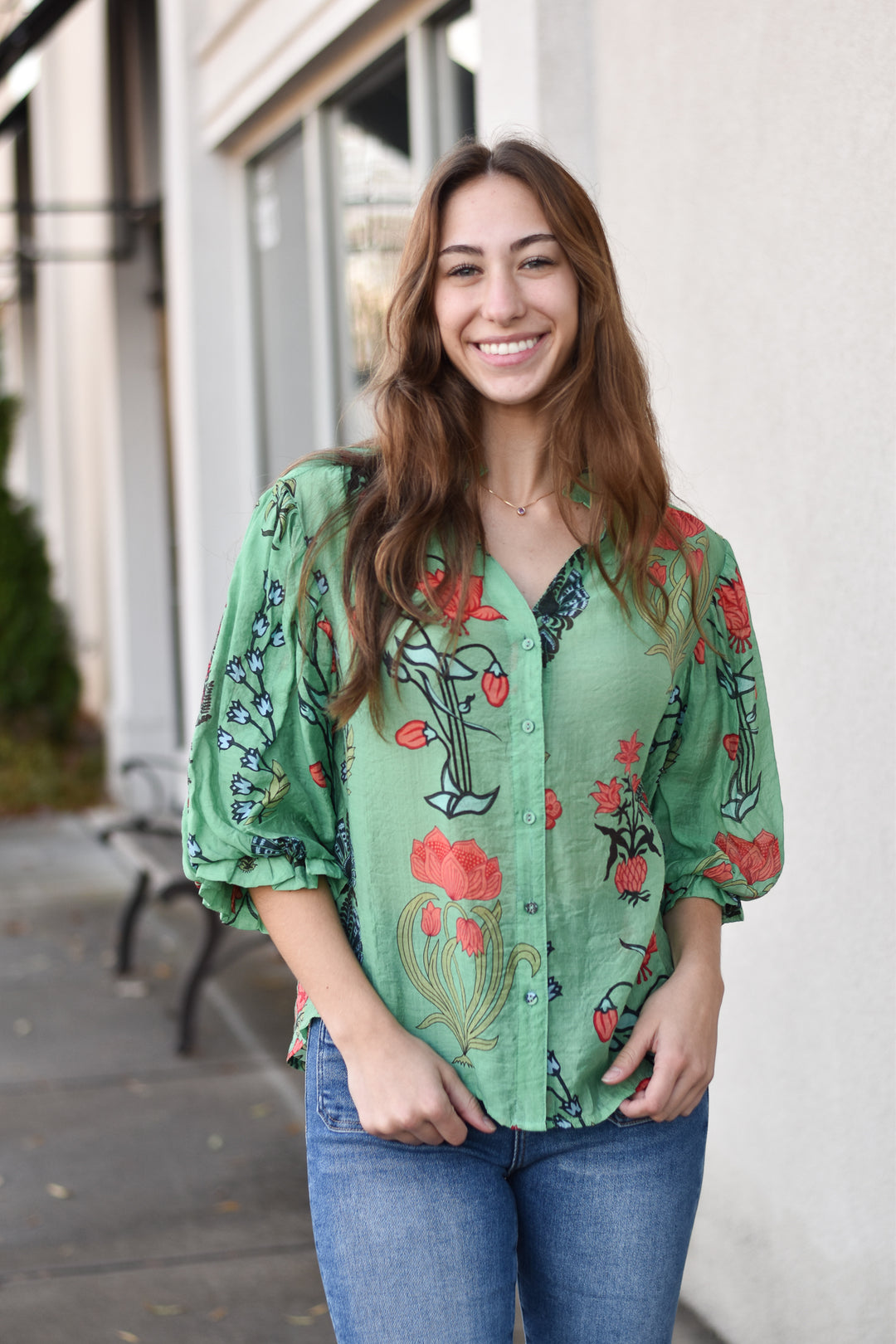 Garden Floral Blouse