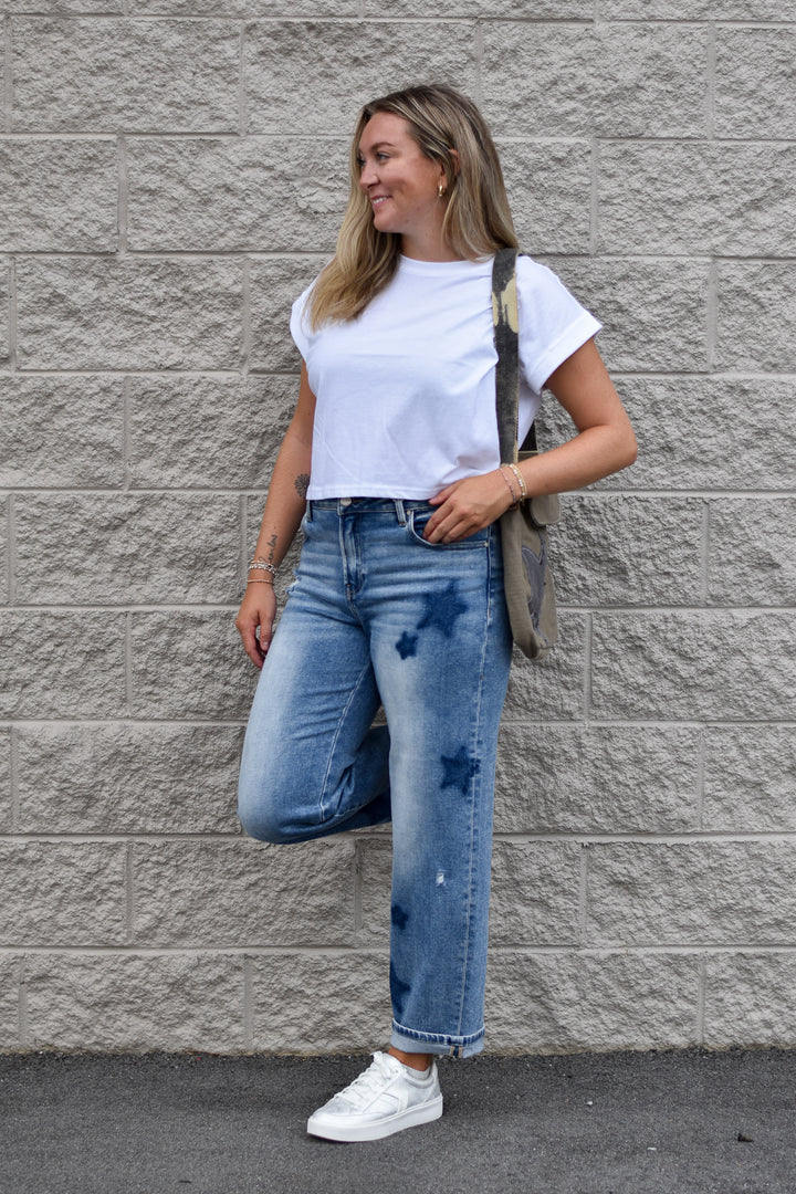 Risen Starlit Boyfriend Jeans