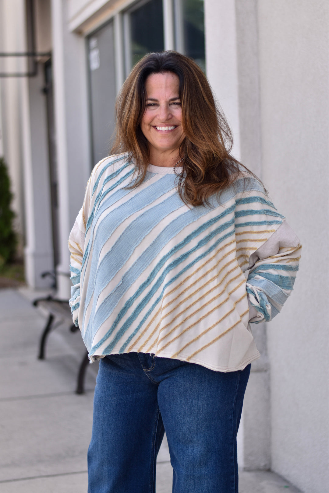 Oli & Hali Washed Suset Pullover