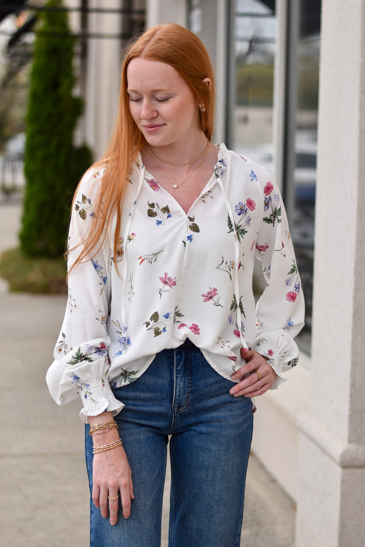 Soft Floral Blouse