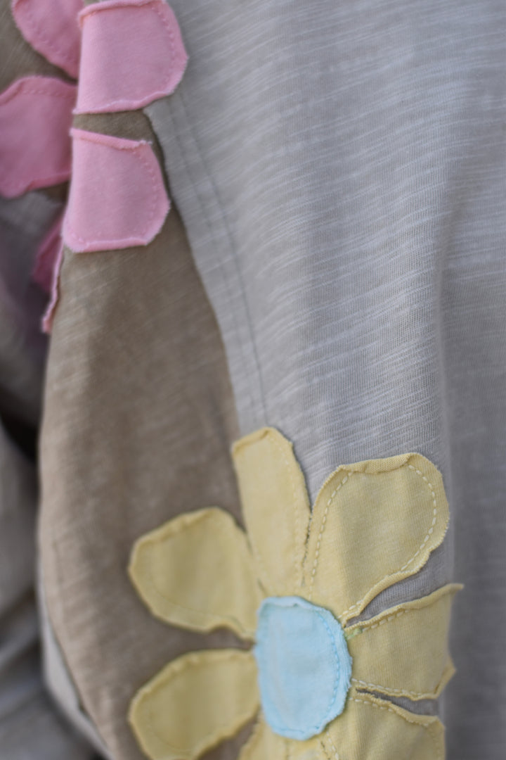 Daisy Patch Knit Top