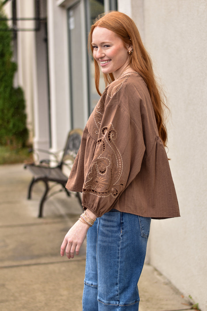 Ember Boho Detail Top