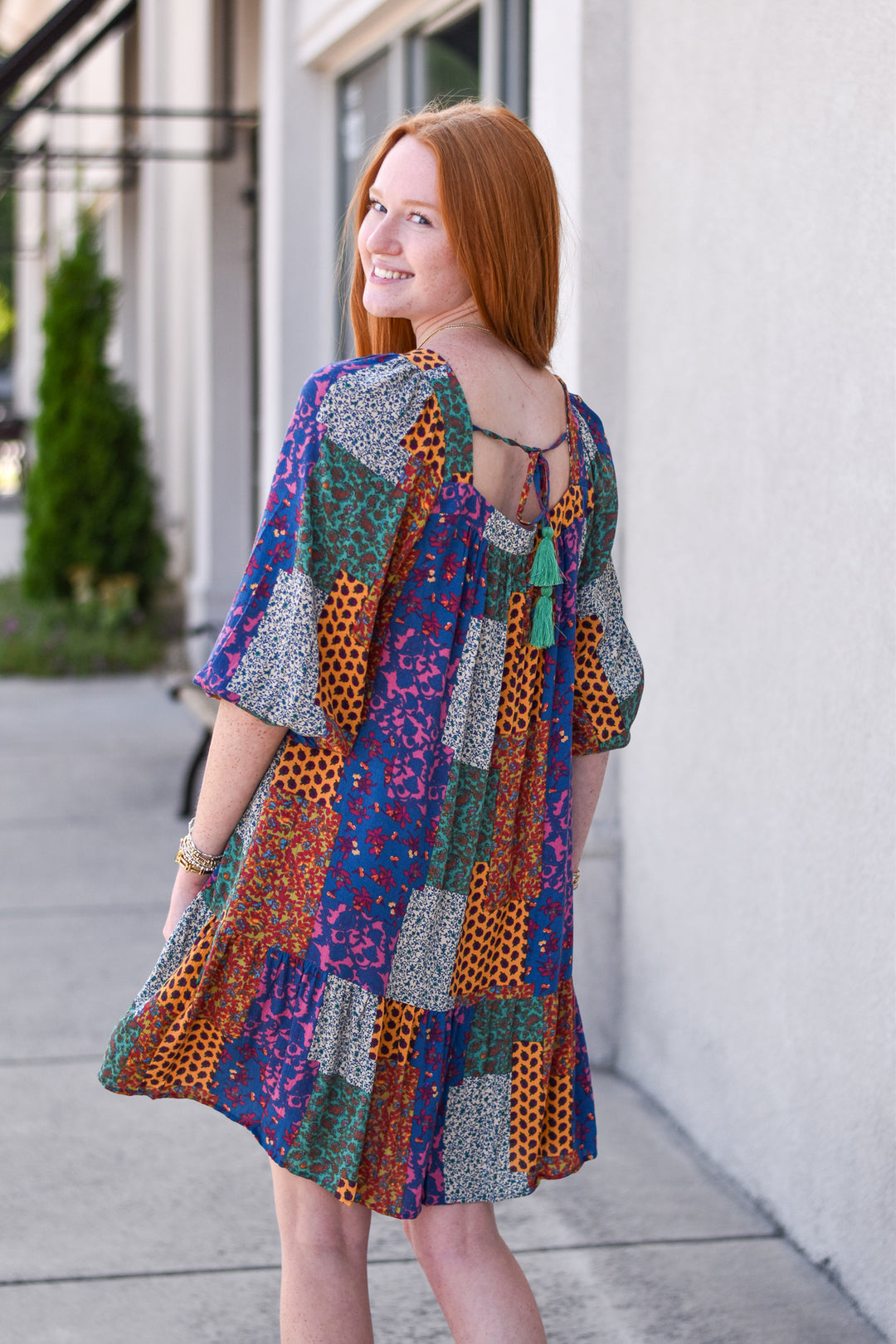 Boho Patchwork Dress