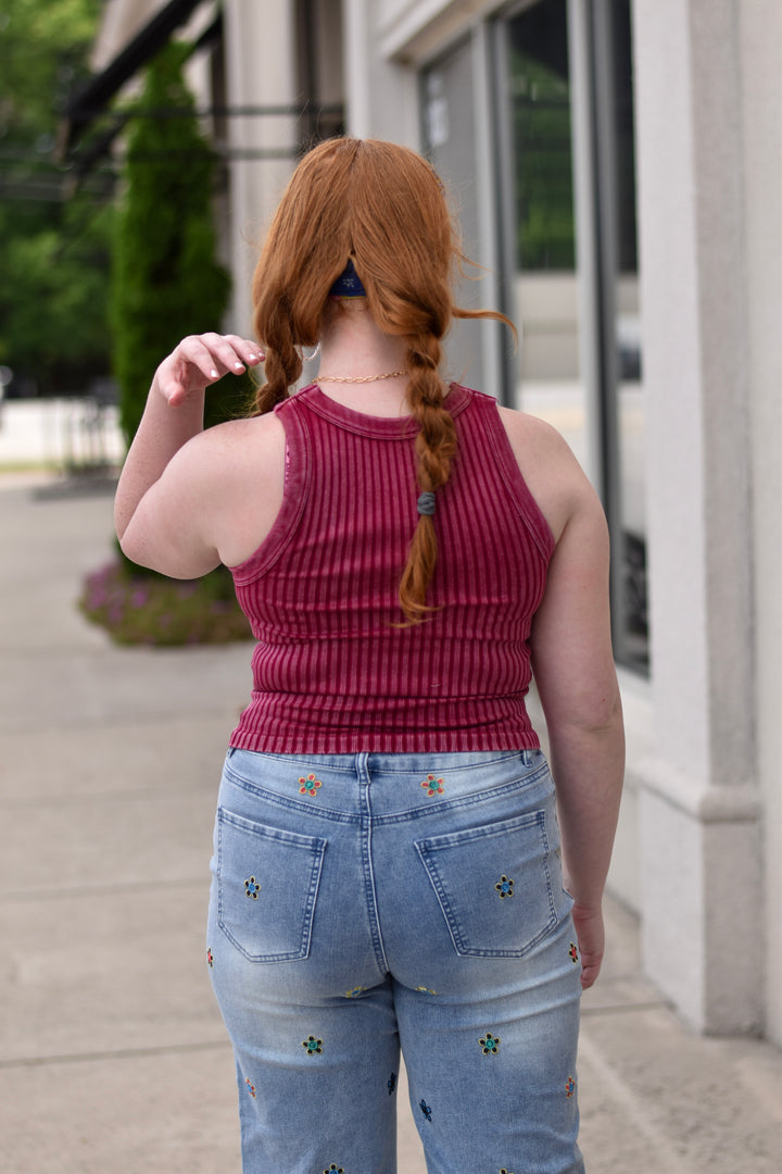 Vintage Ribbed Seamless Tank