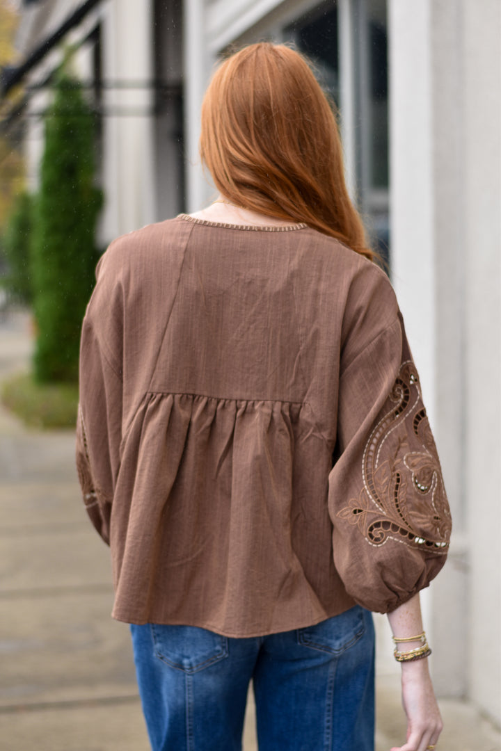 Ember Boho Detail Top