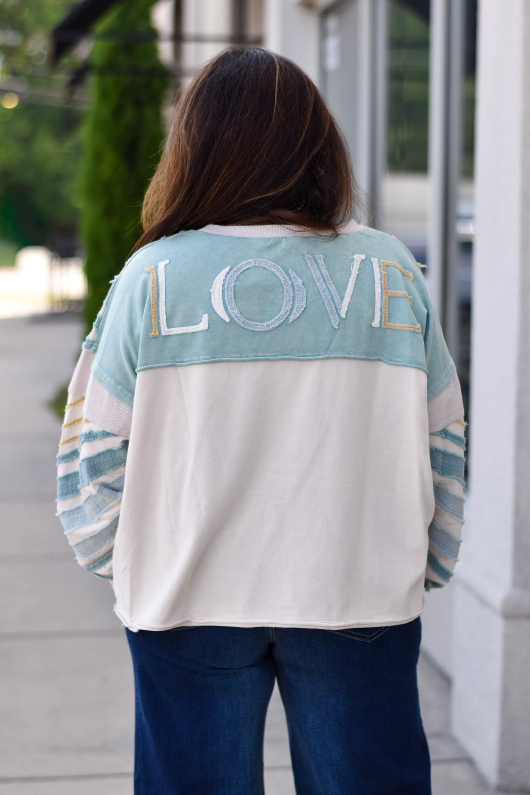 Oli & Hali Washed Suset Pullover