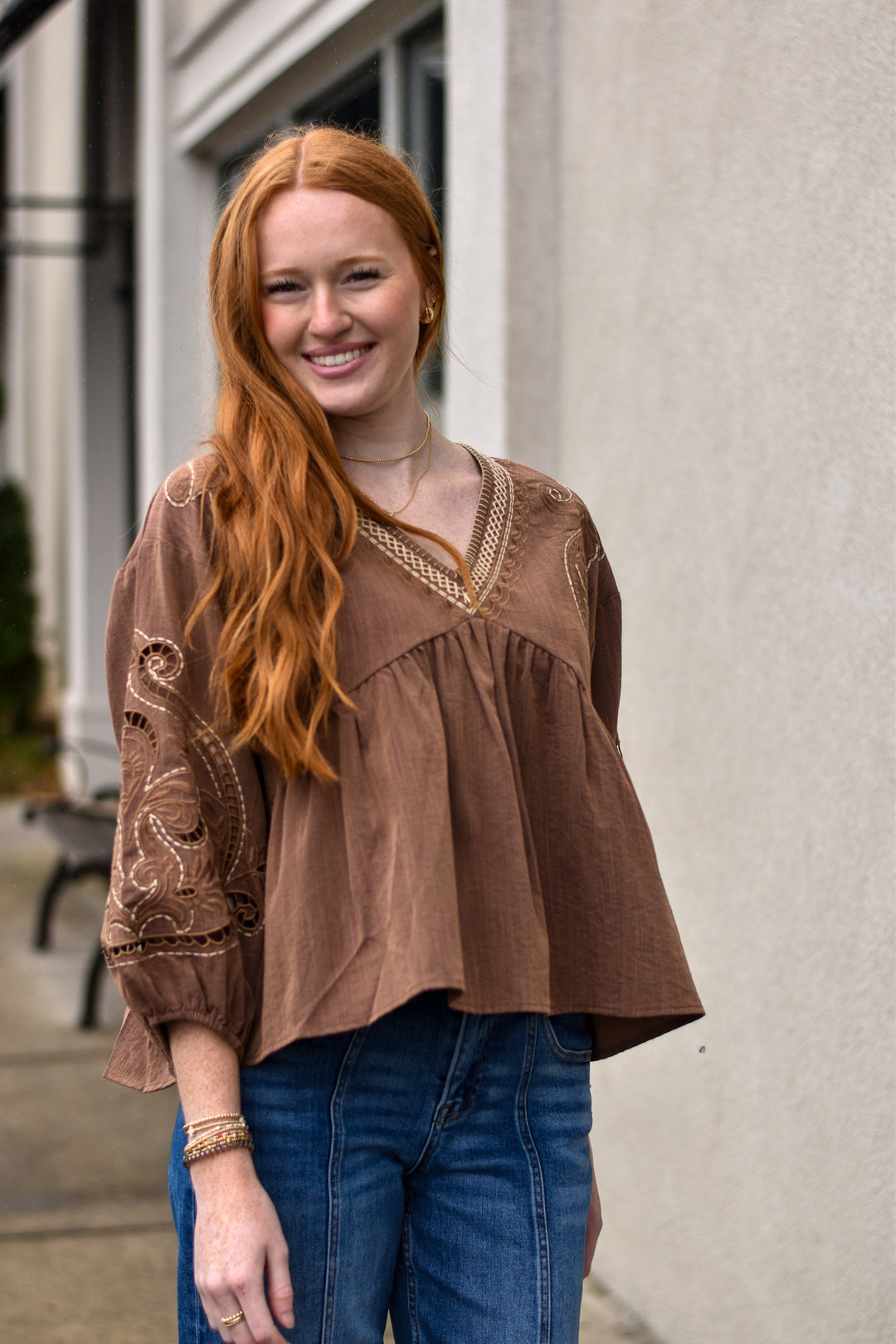 Ember Boho Detail Top