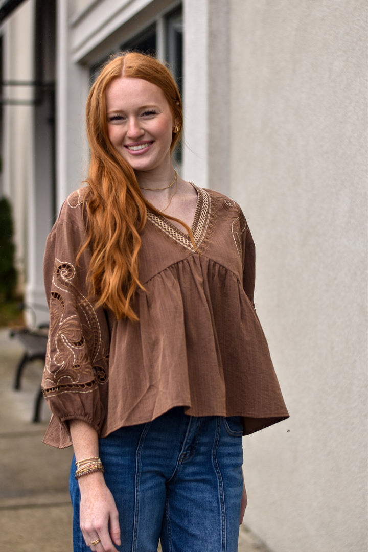 Ember Boho Detail Top