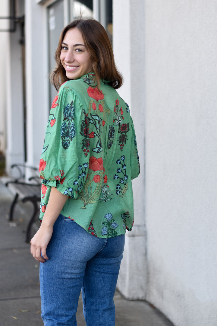 Garden Floral Blouse