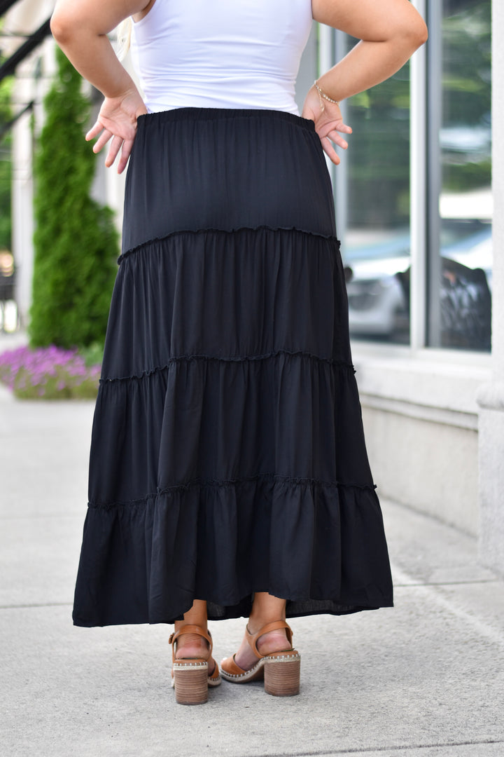 Brynn Tiered Maxi Skirt