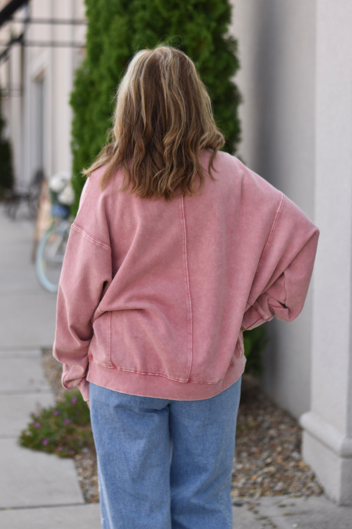 Easel's Starry Days Mineral Wash Pullover